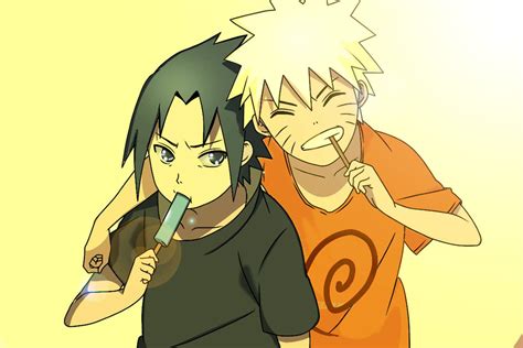 Naruto Y Sasuke Ninos Wallpaper Bakaninime