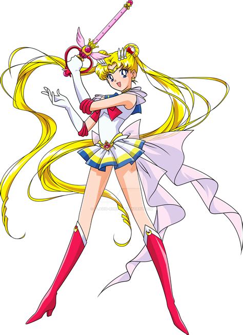 Super Sailor Moon Vector By Flavio Ruru On Deviantart Marinero Manga Luna Sailor Moon