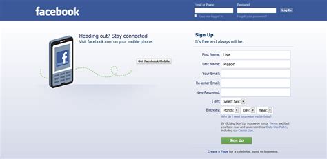 Facebook Log In Or Sign Up