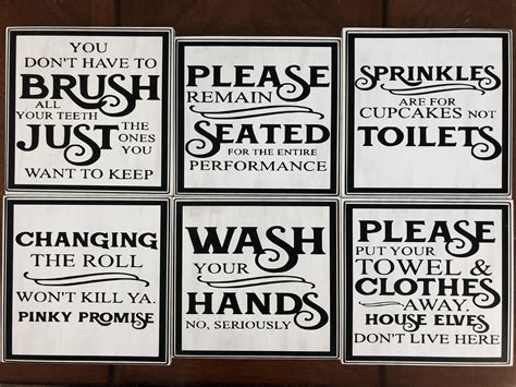 Bathroom Signs Funny Printable Customize And Print