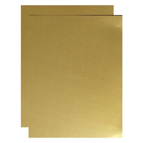 Fav Shimmer Pure Gold 85 X 11 Card Stock Paper 92lb Cover 250gsm