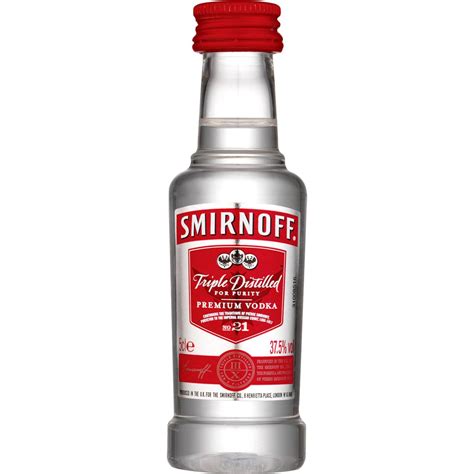 Smirnoff Vodka Miniatures 50ml Woolworths