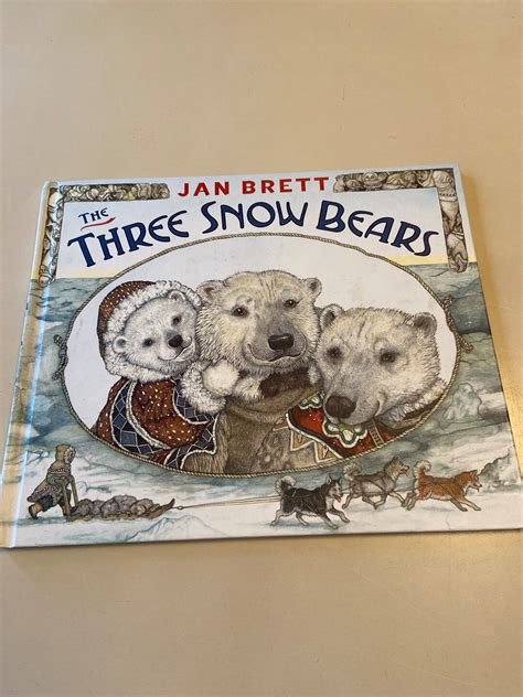 The Three Snow Bears Jan Brett Etsy