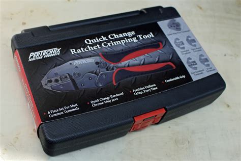 Quick Tech Pertronix Quick Change Ratchet Crimping Tool Kit