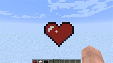 Minecraft Pixel Art Heart 3 Youtube