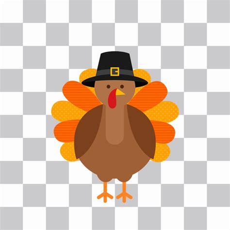 Sticker Of A Turkey Of Thanksgiving Day To Your Pictures