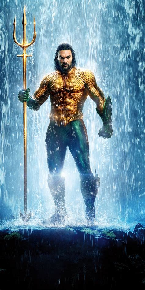 Aquaman Jason Momoa Poster 2018 1080x2160 Wallpaper Jason Momoa Aquaman Aquaman Movie