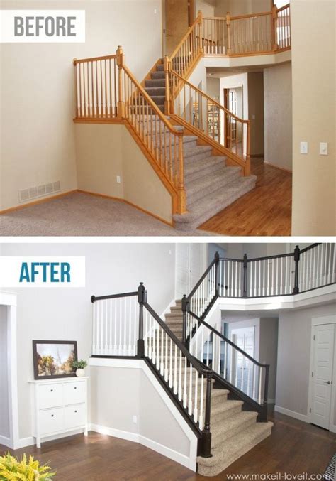 Diy Stair Railing Projects And Makeovers Decorating Your Small Space