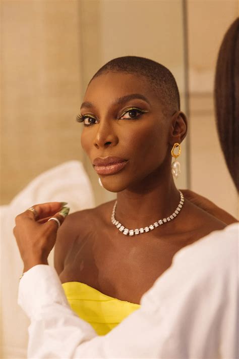 The Story Behind Michaela Coel’s Epic Emmy Awards Look In 2024 Sassy Hair Bald Women Short