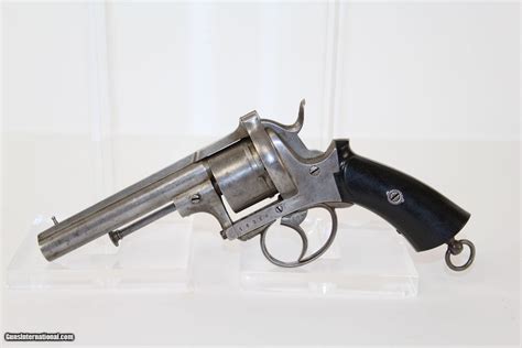 Nice 1870s European Antique Pinfire Revolver