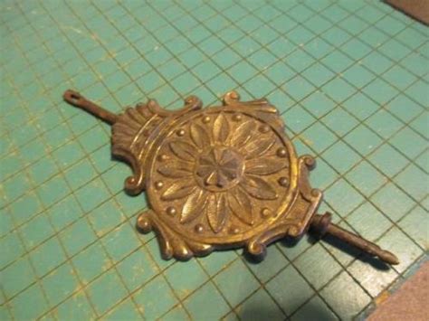 Antique Cast Brass Ornate Clock Pendulum Bob 48 Oz Antique Price Guide Details Page