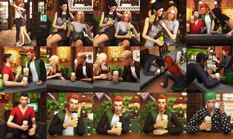 Pour Me Another One Pose Pack Sims4file