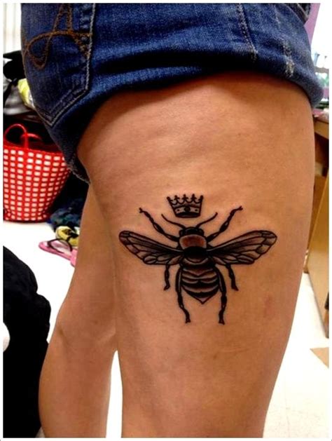 Tattoo Trends 28 Cute Queen Bee Tattoo Designs For Women