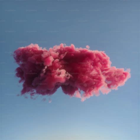 A Cloud Of Pink Smoke Floating In The Air Photo Pink Image On Unsplash