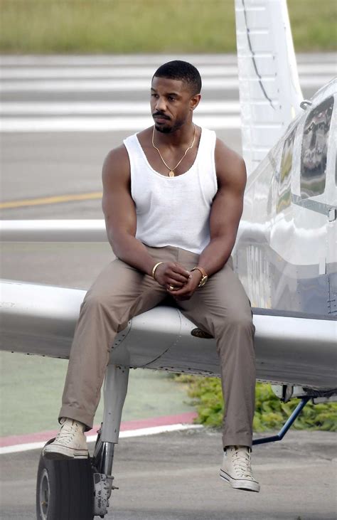 Michael B Jordan Was Spotted During A Fashion Photoshoot In St Barts