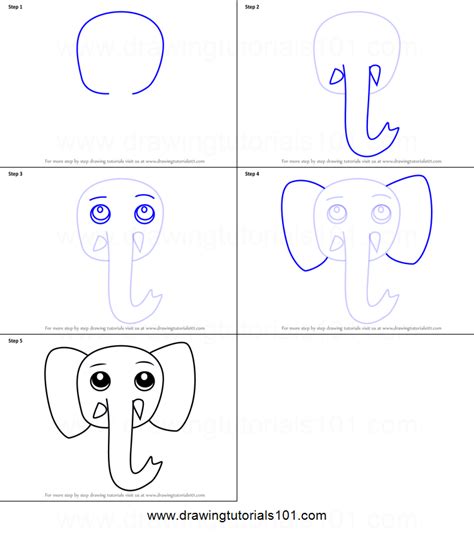 Https://techalive.net/draw/how To Draw A Elephant Face