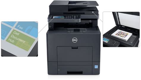 Dell Color Multifunction Laser Printer │ C2665dnf Details Dell Aruba