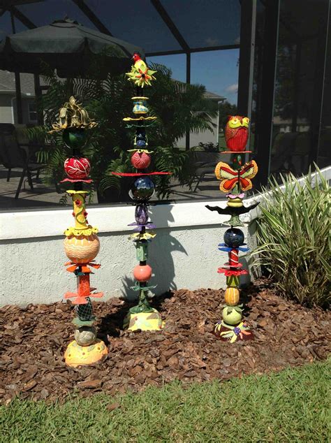 Lakeside Pottery Club Getting Creative With Homemade Totem Poles