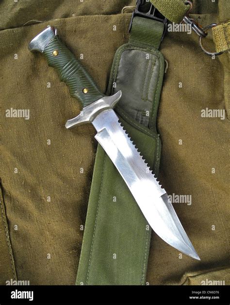 A Combat Military Knife Used As A Weapon In Close Combat Stock Photo