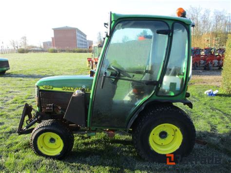 John Deere Hst 4100 4 Wd Traktor Med Frontlift Tractor With Front