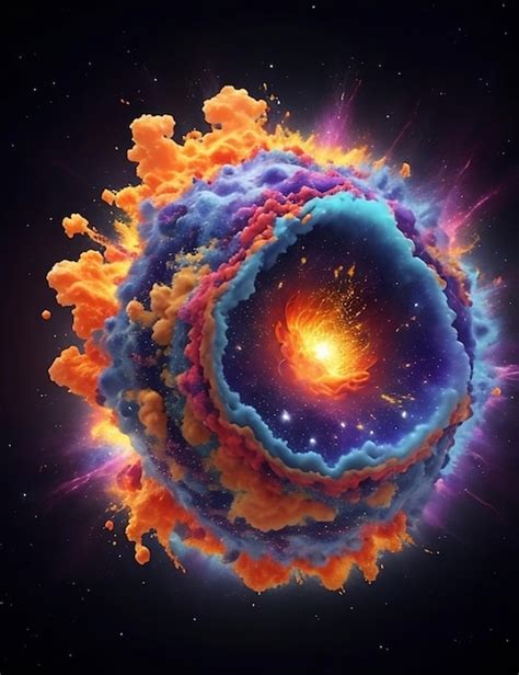 Premium Ai Image Big Bang Universe Explosion