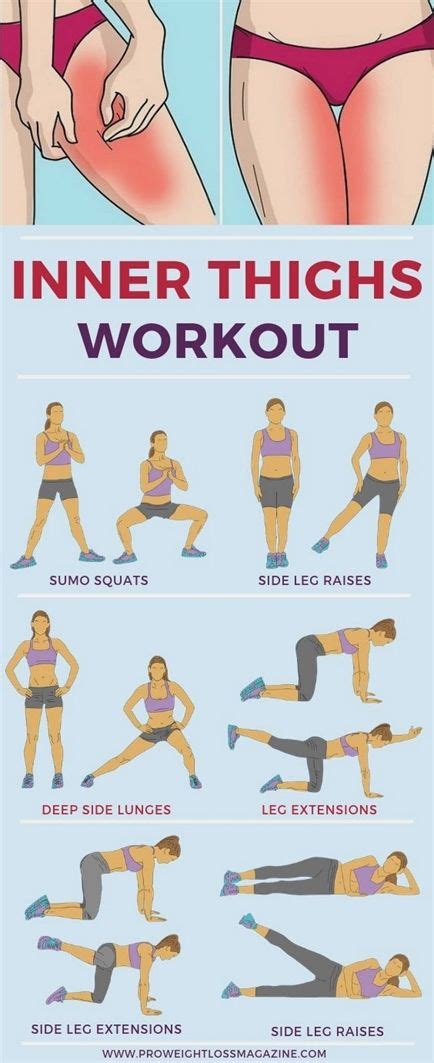 10 Minute Inner Thigh Workout To Try At Home Inner Thigh Workout