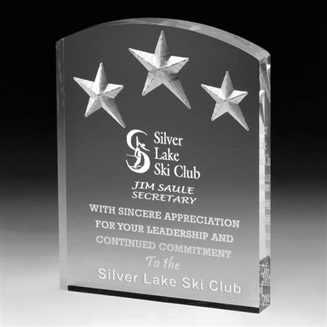 Freestanding Acrylic Award Laser Engraving With Your Logo