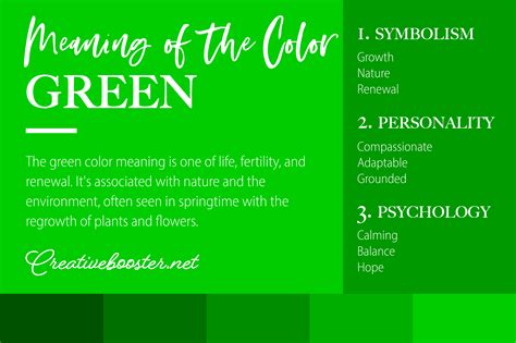 Green Color Meaning Green Symbolizes Nature And Balance Creativebooster