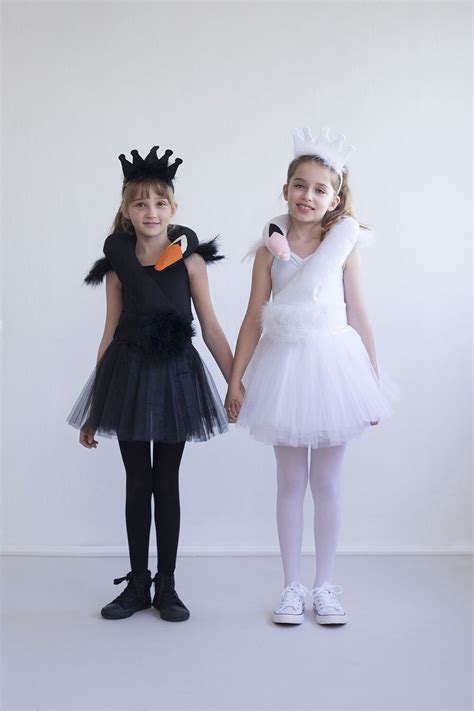 Black Swan Costume For Girls Bird Costume For Halloween Black Swan