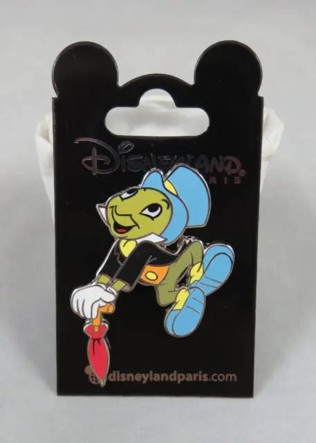 Pinocchio Jiminy Cricket Dlp Disneyland Paris Medallion Series Disney