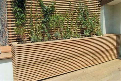 Incredible Privacy Wall Planter Design Ideas Large Patio Planters