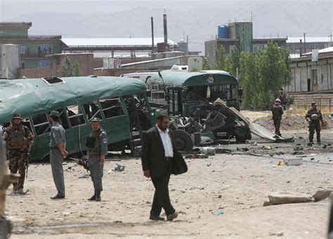 Officials At Least 30 Afghan Police Cadets Killed In Suicide Bombings