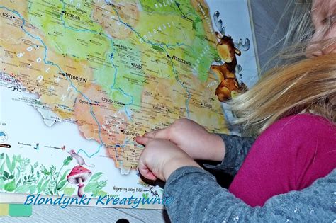 Mapa Polski Dla Dzieci Twoje Mapy Konkurs Blondynki Kreatywnie