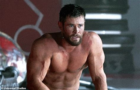 Chris Hemsworth Shows Off His Bulging Biceps In A Singlet As He Reveals His Grueling Workout