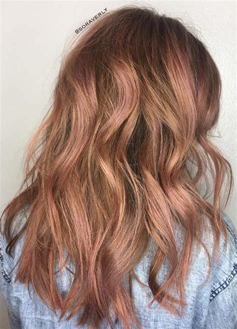 Gold Hair Colors Hair Color Rose Gold Hair Color Crazy Grey Hair