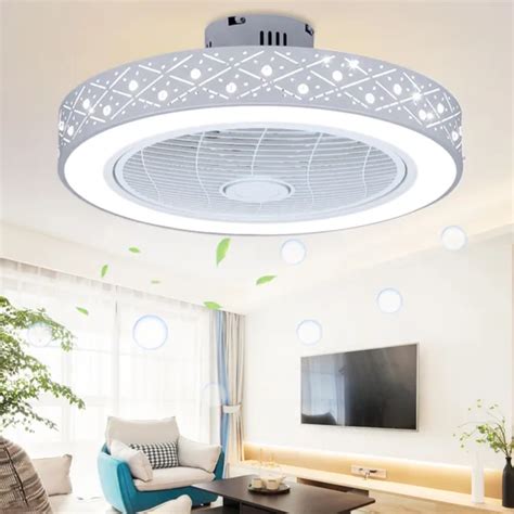 22 Modern Ceiling Fan Remote Control Dimmable Led Light Flush Mount