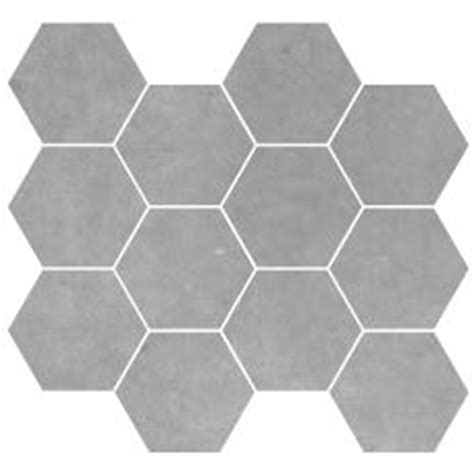 Paradigm Light Grey Hexagon Mosaic Matt 254x317 Tile Warehouse