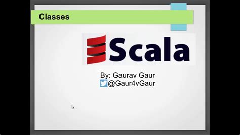 Classes In Scala Part Iii Youtube