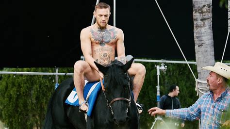 Conor Mcgregor Gets Naked For Worlds Richest Horse Race Cnn