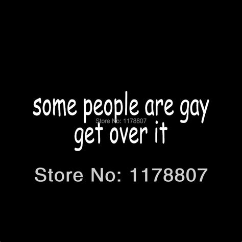 Some People Are Gay Get Over It Sticker For Car Window Vinyl Decal Pride Lesbian Sticker Lot