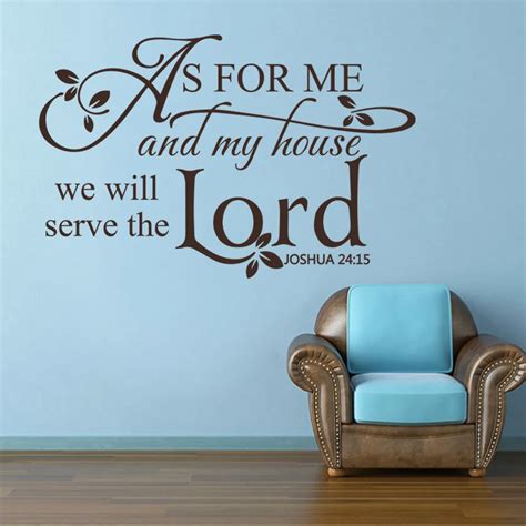 As For Me And My House Wall Art Bible Verse Wall Art As For Me And My