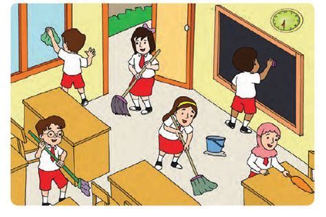 Gambar anak sekolah sedang gotong royong brad erva doce info. Gambar Gotong Royong Di Sekolah : Baca episode terbaru ...
