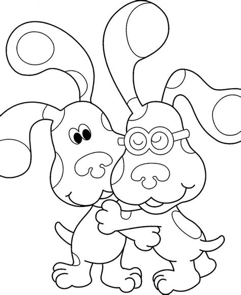 Best Blues Clues Coloring Pages For Girl Coloring Book