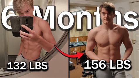 My 6 Months Body Transformation At Home Youtube