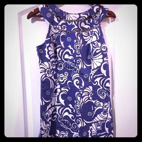 Lilly Pulitzer Dresses Lilly Pulitzer Lindy In Blue Tide Pool Size