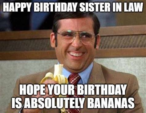 20 Funny Happy Birthday Sister In Law Meme Photos Happy Birthday
