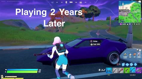 Playing Fortnite After 2 Years Youtube