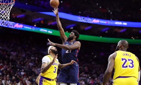 Player Grades Joel Embiid Dominates As Sixers Knock Off Lakers