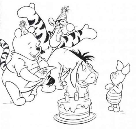 Winnie Pooh 16 Ausmalbilder | Geburtstag malvorlagen ...