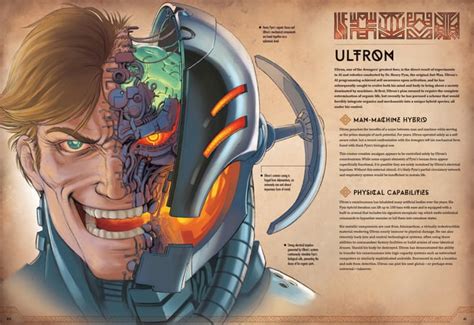 A Close Look At The Way Ultron Fused With Hank Pym Aka Ant Man From My New Book Marvel